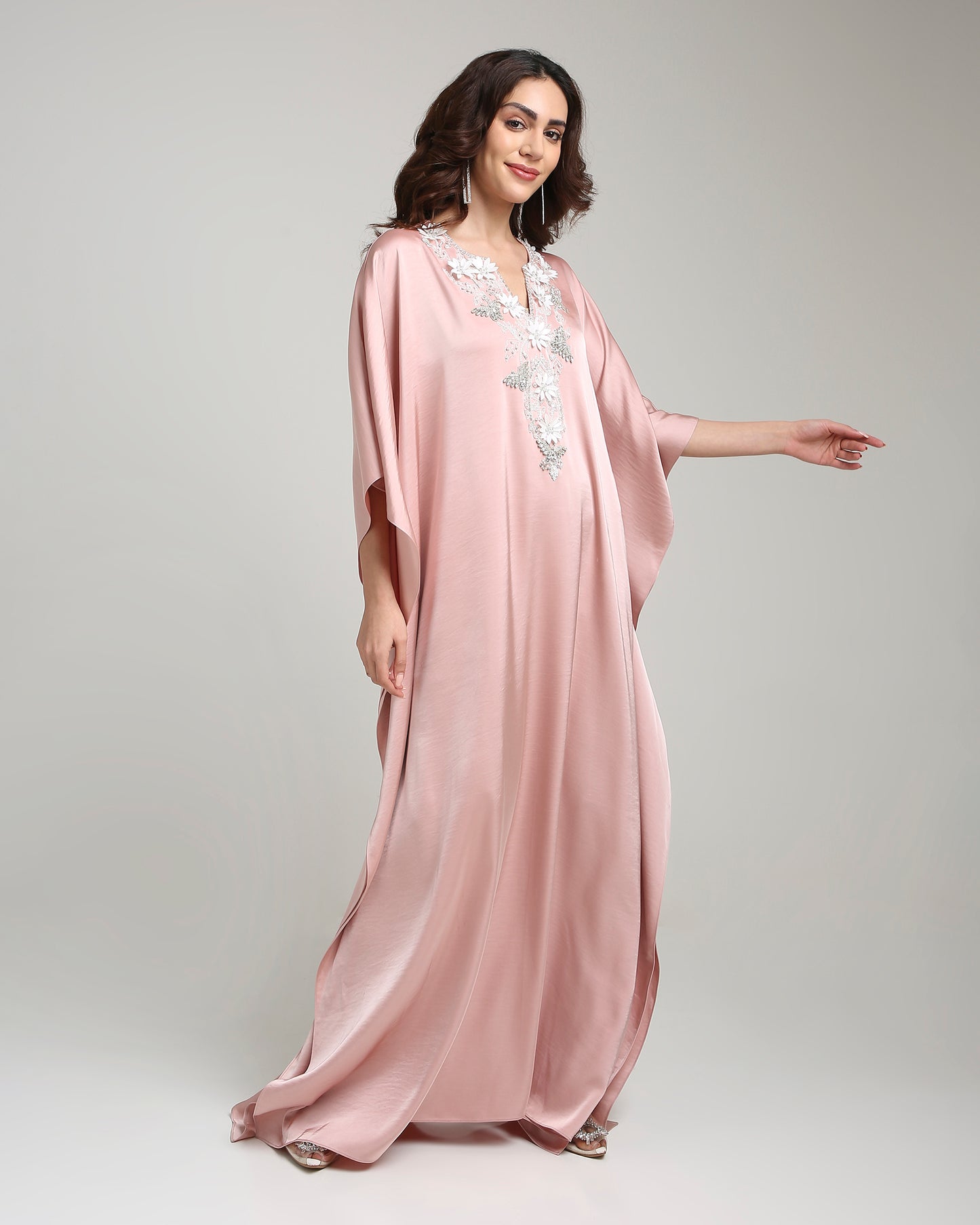 Pink Sitara Kaftan