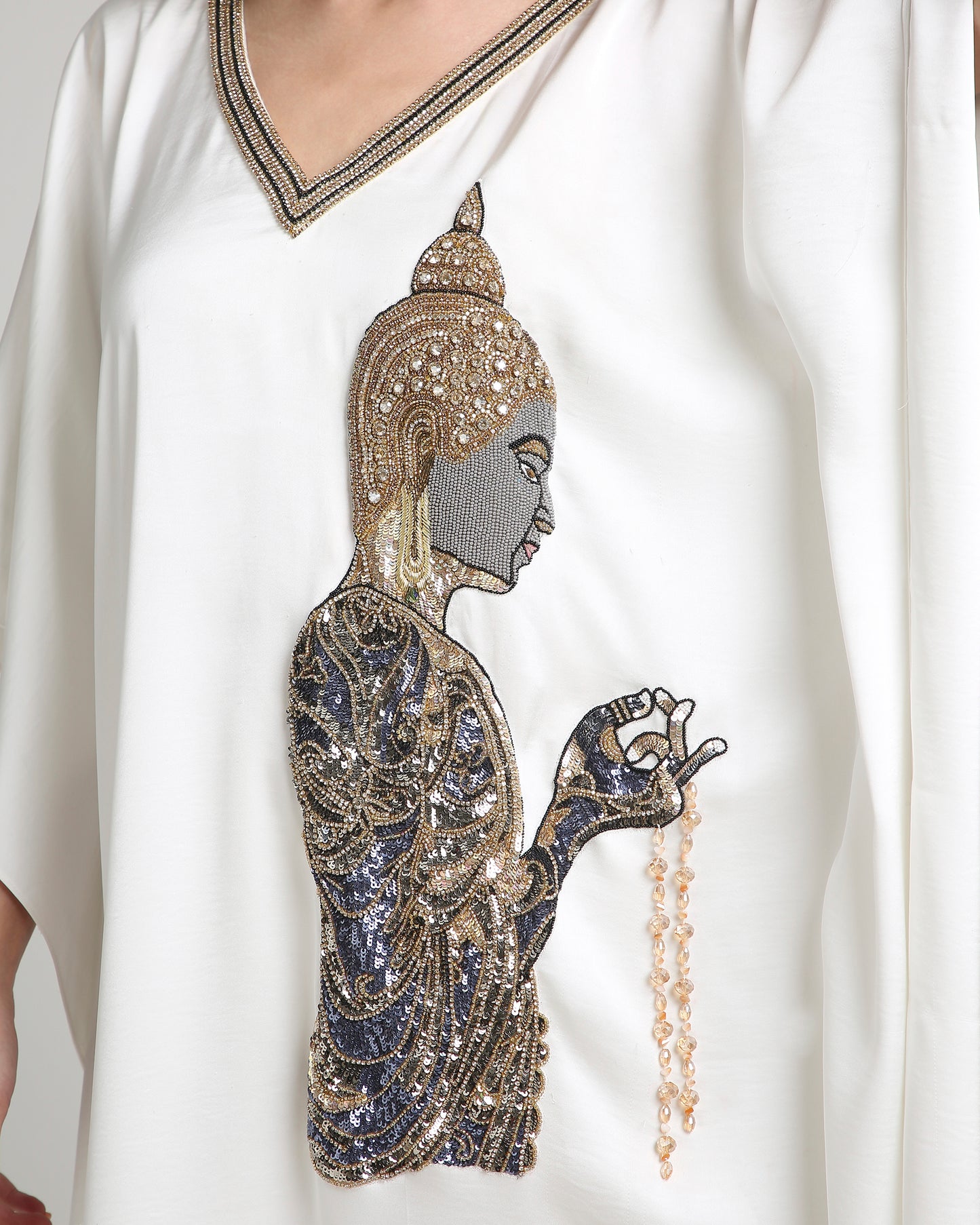 Buddha Kaftan (White)