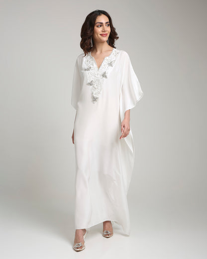 White Sitara Kaftan (White)