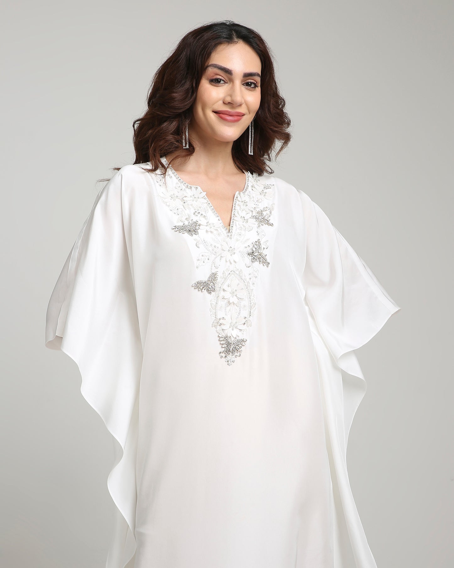 White Sitara Kaftan (White)