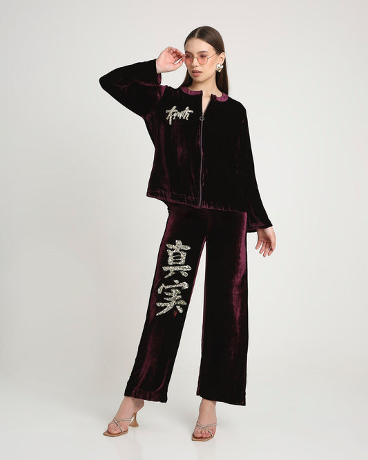 Truth Track Suit (Wine)